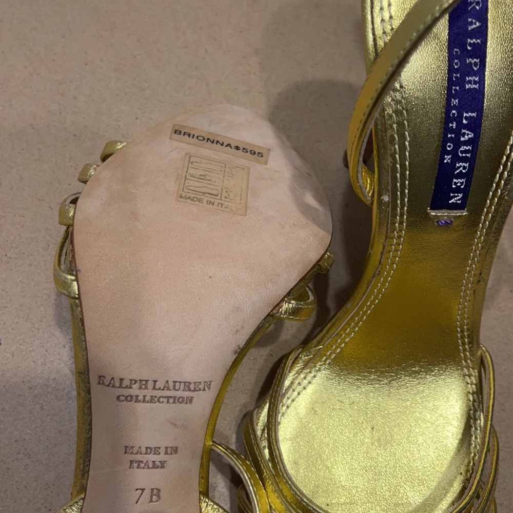 Ralph Lauren Collection Brionna Heels - Picture 8 of 8